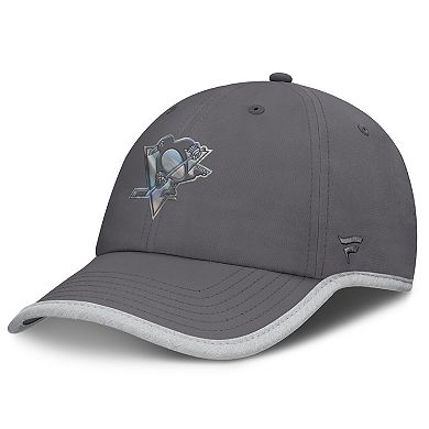 Women's Fanatics Charcoal Pittsburgh Penguins Fundamental Reflector Adjustable Hat