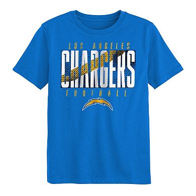 Preschool Outerstuff Powder Blue Los Angeles Chargers Posterize T-Shirt