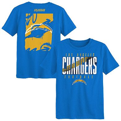 Preschool Outerstuff Powder Blue Los Angeles Chargers Posterize T-Shirt