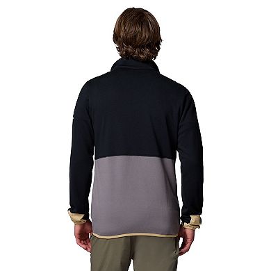 Men's Columbia Black/Gray Purdue Boilermakers Hike Omni-Wick Half-Zip Pullover