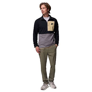 Men's Columbia Black/Gray Purdue Boilermakers Hike Omni-Wick Half-Zip Pullover