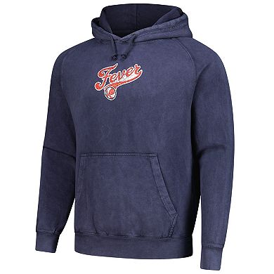 Unisex Stadium Essentials Denim Indiana Fever Get Back Oversized Vintage Raglan Pullover Hoodie