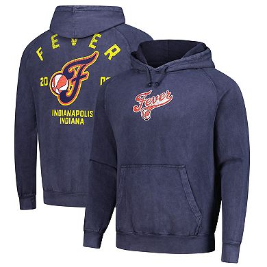 Unisex Stadium Essentials Denim Indiana Fever Get Back Oversized Vintage Raglan Pullover Hoodie