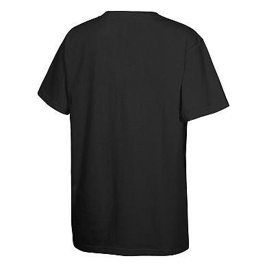 Youth Mitchell & Ness Nathan MacKinnon Black Colorado Avalanche Caricature T-Shirt