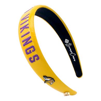 Brianna Cannon Minnesota Vikings Thin Embroidered Headband