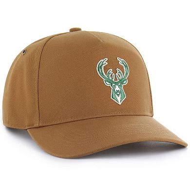 Men's Carhartt x '47 Brown Milwaukee Bucks Hitch Adjustable Hat