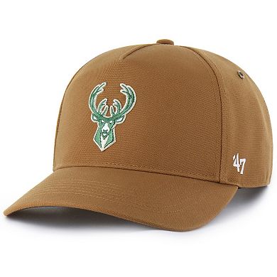 Men's Carhartt x '47 Brown Milwaukee Bucks Hitch Adjustable Hat