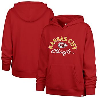 Women's '47 Red Kansas City Chiefs Plus Size Whirlwind Naomi Hoodie
