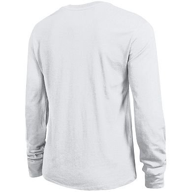 Women's Champion White Oregon Ducks Arch Over Logo Long Sleeve T-Shirt