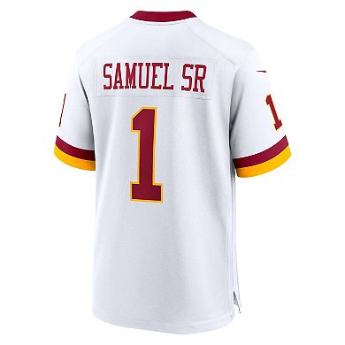 Men's Nike Deebo Samuel Sr White Washington Commanders Game Super Bowl Era Jersey