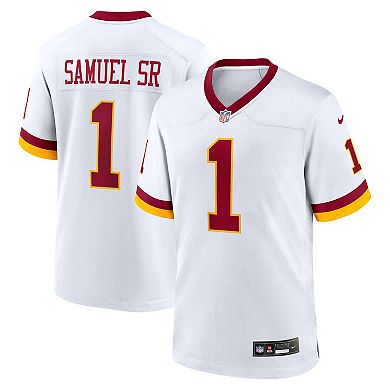 Men's Nike Deebo Samuel Sr White Washington Commanders Game Super Bowl Era Jersey
