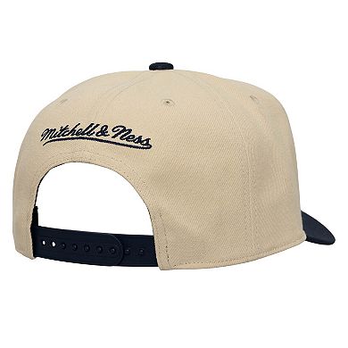 Men's Mitchell & Ness Cream/Navy St. Louis CITY SC Upside Down Pro Pinch Snapback Hat