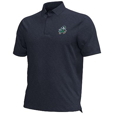 Men's Under Armour Navy Notre Dame Fighting Irish Sporting Leprechaun Aura Polo