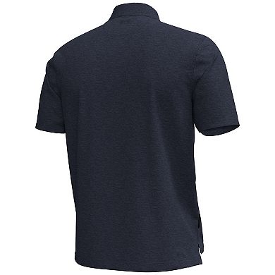 Men's Under Armour Navy Notre Dame Fighting Irish Sporting Leprechaun Aura Polo