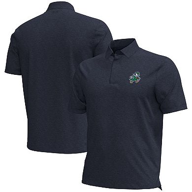 Men's Under Armour Navy Notre Dame Fighting Irish Sporting Leprechaun Aura Polo