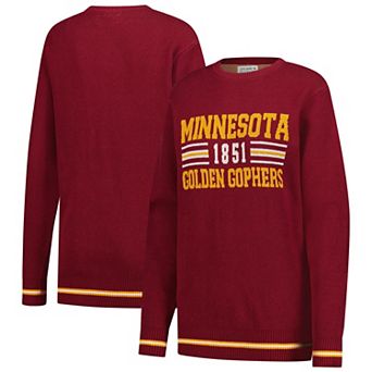 Unisex Uscape Apparel Maroon Minnesota Golden Gophers Renew Knit Vintage Retro Sweater