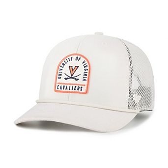 Unisex '47 Cream Virginia Cavaliers Core & Inline Gravestone Adjustable Trucker Hat
