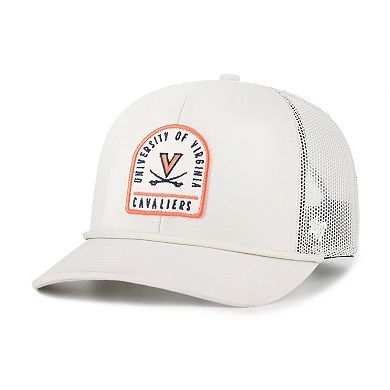 Unisex '47 Cream Virginia Cavaliers Core & Inline Gravestone Adjustable Trucker Hat