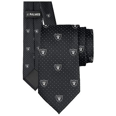 Men's J. Palmer Las Vegas Raiders Game Day Polka Dot Tie