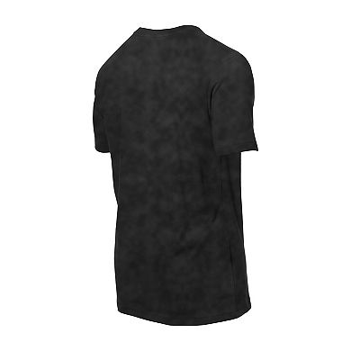 Men's New Era Black Seattle Seahawks Retro Logo Enzyme Washed Oversized T-Shirt