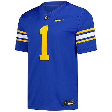 Men's Nike #1 Royal Cal Bears Alternate Game Football Jersey