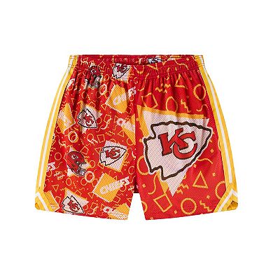 Men's Chubbies Red Kansas City Chiefs Mesh Shorts