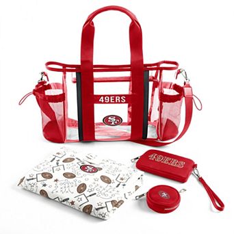 WEAR by Erin Andrews San Francisco 49ers Clear Stadium Baby Bag