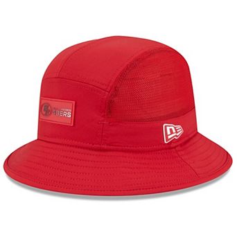 Men's New Era Scarlet San Francisco 49ers 2025 Sideline Bucket Hat