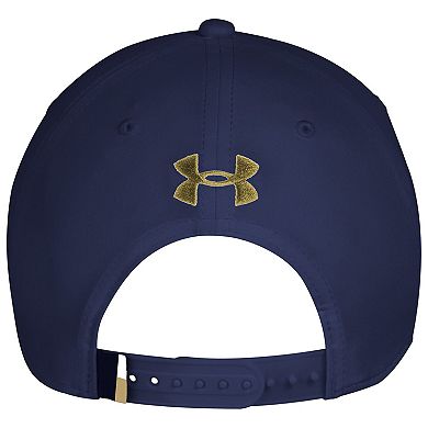 Men's Under Armour Navy Notre Dame Fighting Irish Sideline Drive Rope Adjustable Hat