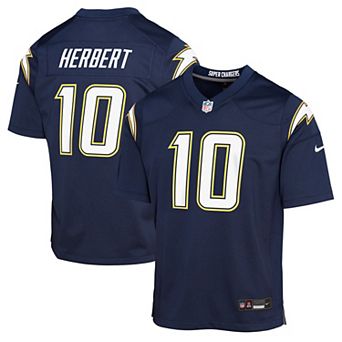 Youth Nike Justin Herbert Navy Los Angeles Chargers Alternate Super Chargers Game Player Jersey