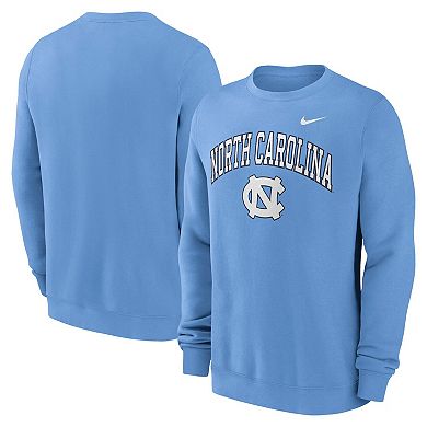 Men's Nike Carolina Blue North Carolina Tar Heels Arch Pullover Sweatshirt