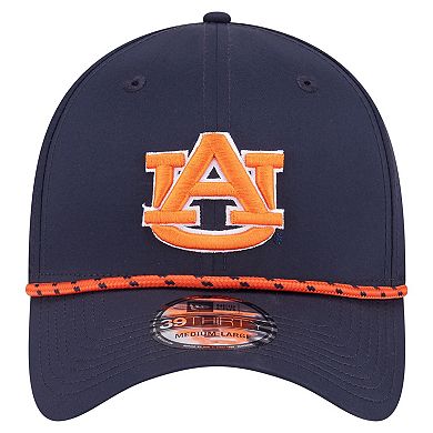 Men's New Era Navy Auburn Tigers Rope 39THIRTY Flex Hat