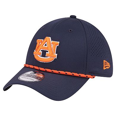 Men's New Era Navy Auburn Tigers Rope 39THIRTY Flex Hat