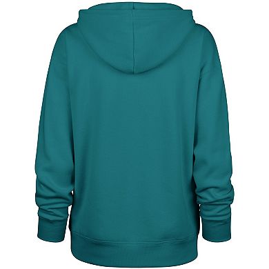 Women's '47 Aqua Miami Dolphins Whirlwind Naomi Pullover Hoodie