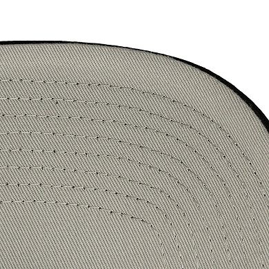 Men's Mitchell & Ness Cream/Black D.C. United Upside Down Pro Pinch Snapback Hat