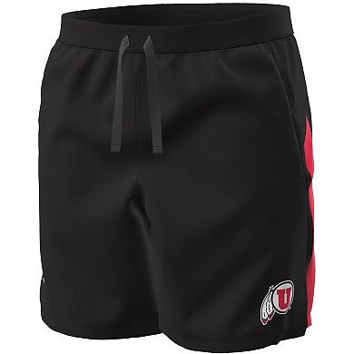 Men's Under Armour Black Utah Utes Woven Shorts
