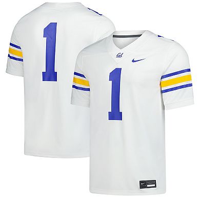 Men's Nike #1 White Cal Bears Untouchable Replica Game Jersey