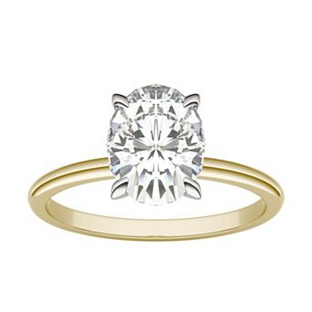 Charles & Colvard 2 Carat T.W. Lab-Created Moissanite Oval Solitaire Ring