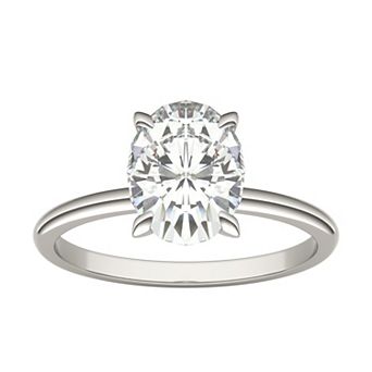 Charles & Colvard 2 Carat T.W. Lab-Created Moissanite Oval Solitaire Ring