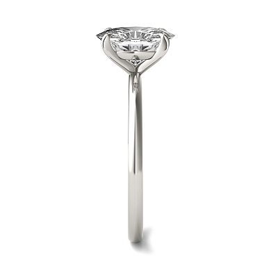 Charles & Colvard 2 Carat T.W. Lab-Created Moissanite Oval Solitaire Ring