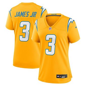 Women's Nike Derwin James Jr. Gold Los Angeles Chargers Alternate Charger Power Game Jersey