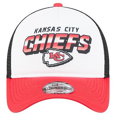 Preschool New Era White Kansas City Chiefs 9FORTY A-Frame Adjustable Hat