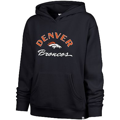 Women's '47 Navy Denver Broncos Whirlwind Naomi Pullover Hoodie