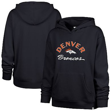 Women's '47 Navy Denver Broncos Whirlwind Naomi Pullover Hoodie