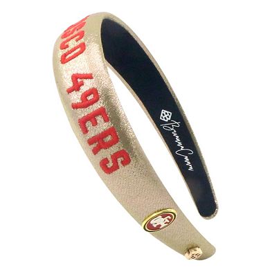 Brianna Cannon San Francisco 49ers Thin Embroidered Headband