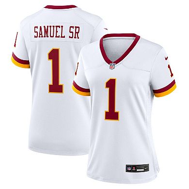 Women's Nike Deebo Samuel Sr White Washington Commanders Game Super Bowl Era Jersey