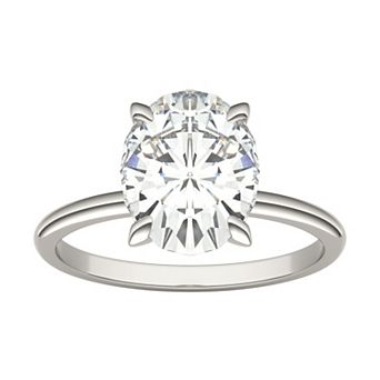 Charles & Colvard 3 Carat T.W. Lab-Created Moissanite Oval Solitaire Ring