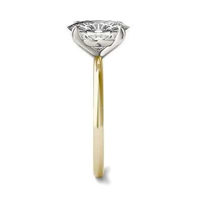 Charles & Colvard 3 Carat T.W. Lab-Created Moissanite Oval Solitaire Ring