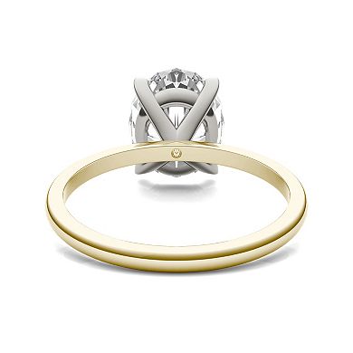 Charles & Colvard 3 Carat T.W. Lab-Created Moissanite Oval Solitaire Ring