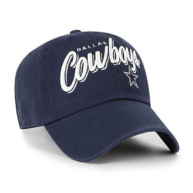 Women's '47 Navy Dallas Cowboys Ariana Clean Up Adjustable Hat